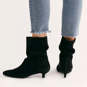 Vagabond kitten heel booties